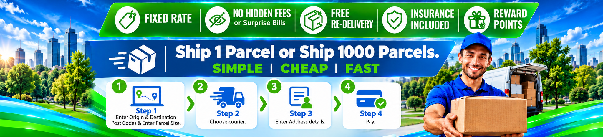 Fixed Rate Courier with no hidden fees and lowest rates Australia Wide