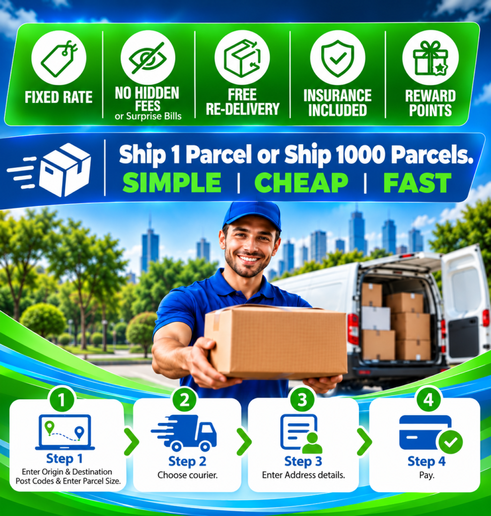 Fixed Rate, No Hidden Fees Courier, Australia
