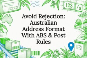 Australian address format title card