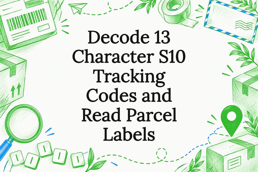 Decorative S10 tracking code title card
