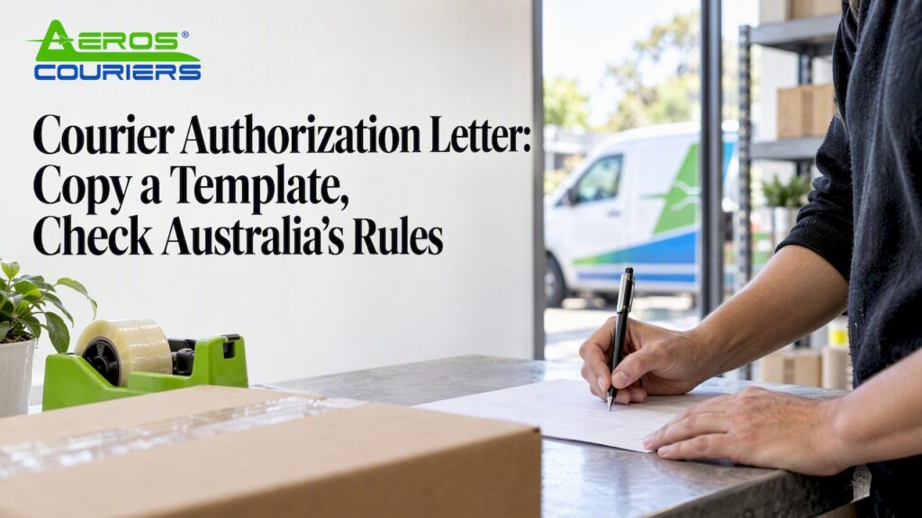 Courier Authorization Letter: Copy a Template, Check Australia’s Rules