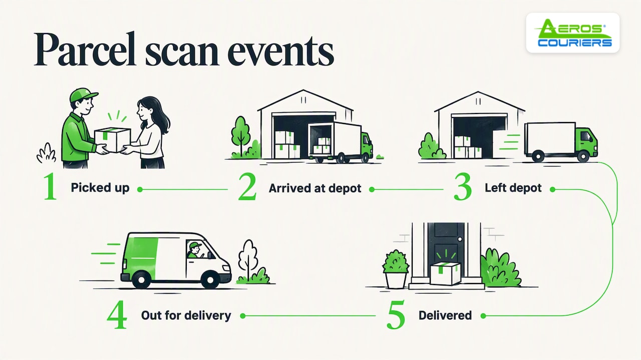 What "real time" means for a parcel — overview diagram