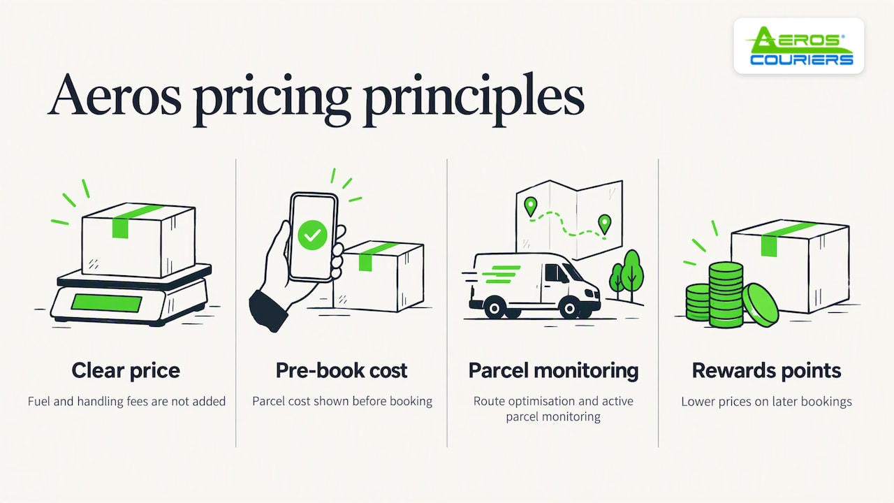 Our perspective on courier pricing — overview diagram